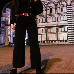 Pull & Bear Black Flare Jeans